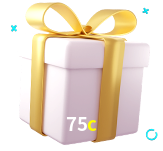 Receba seus bônus de boas-vindas no 75c